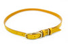 BELT NO 5 BRESCIA HL SKA 40 MUSTARD YELLOW SOLID SHINY BRASS FINISH 20MM BUCKLE